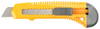 Нож «STAYER STANDARD» с выдвижным сегментным лезвием, пластмассовый, 18мм