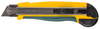 Нож «KRAFTOOL EXPERT» с сегментированным лезвием, двухкомпонентный корпус, автостоп, допфиксатор, кассета на 5 лезвий, 25 мм
